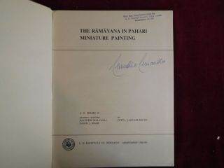 RAMAYANA in PAHARI MINIATURE PAINTING by JUTTA JAIN - NEUBAUER/INDIA/BIG 1981 1st 2