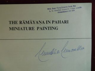 RAMAYANA in PAHARI MINIATURE PAINTING by JUTTA JAIN - NEUBAUER/INDIA/BIG 1981 1st 3