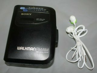 Sony Walkman Wm - Fx101 Portable Radio / Cassette Player.