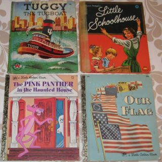 Little Schoolhouse Tuggy The Tugboat Wonder Book W/little Golden Book,  Our Flag
