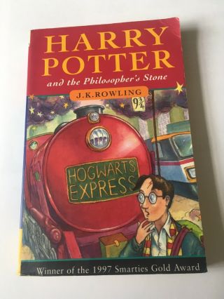 Harry Potter And The Philosopher’s Stone First Ed 37th Imp With Errors Pb