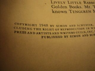 LITTLE BLACK SAMBO A LITTLE GOLDEN BOOK 1948 FIRST EDITION 3