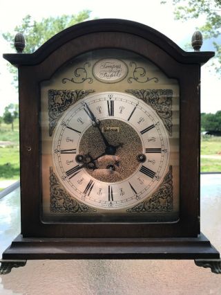 Vintage Bulova Watch Company Tempus Fugit Mantel Clock - West Germany 340 - 020