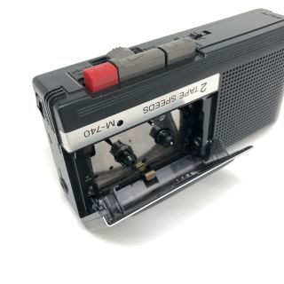 Sony M - 740 Micro Cassette Recorder 2 Tape Speeds,  3 Blank Cassette Tapes 2