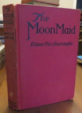 The Moon Maid Edgar Rice Burroughs G&d Vintage Hb J.  Allen St.  John