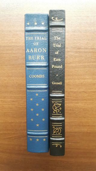 The Trial Of Aaron Burr And Ezra Pound Gryphon Notable Trials Library Editions