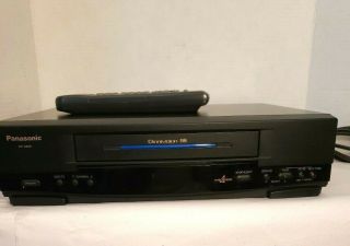 Panasonic Pv - 9451 Vhs Player With Remote Vcr 4 Head Hi - Fi Video Recorder