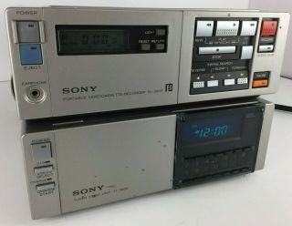 Sony Sl - 2000 And Tt - 2000 Betamax Tuner & Video Recorder Unit