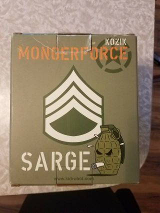 Vintage Kidrobot Frank Kozik Mongerforce Sarge 5