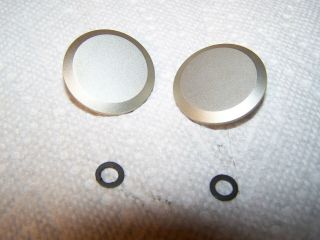 2 Teac Pinch Roller Caps & Washers X - 7r X - 10r X - 1000r 2000r Reel To Reel
