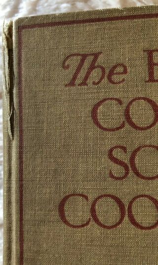 Vintage 1939 The Boston Cooking School Cookbook by Fannie Farmer Recipes,  6th Ed 3