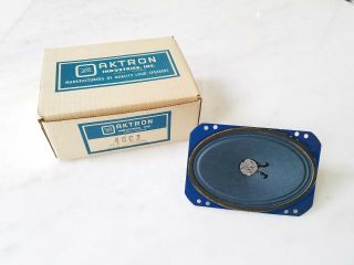 Nos Vintage Oaktron Industries Speaker 4x6 Automotive 46c3 Usa 288101