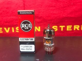 Rca 6aq8 Ecc85 Vacuum Tube Made In Holland Gray Plate O Getter Nos 100