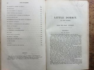 1857 Little Dorrit by Charles Dickens with 40 Plates by H.  K.  Browne - 1st Ed 3
