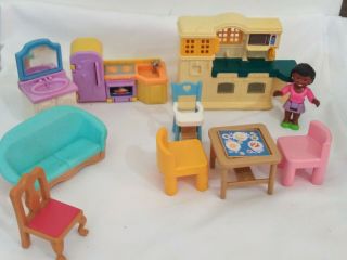 Vintage Little Tikes Dollhouse Furniture Mom,  Kitchen,  Sink & More