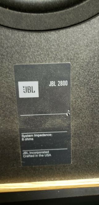 JBL 2800 Pure titanium tweeter.  From a cabinet that has been parted out 2