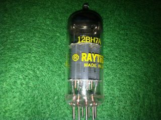 Raytheon 12bh7a Dated 1963 Old Stock