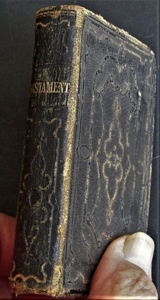 Civil War Era 1864 Pocket Bible The Testament American Bible Society 3 - 3/4 "