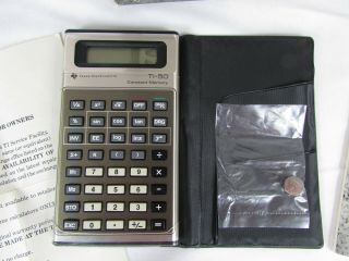 Vintage Texas Instruments Ti - 50 Scientific Slimline Calculator With Battery