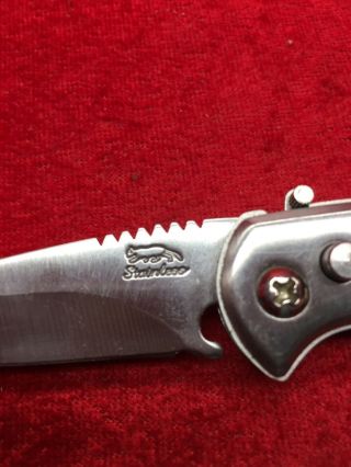 Vintage Single Blade Locking John Deere Advertisement Pocket Knife 5