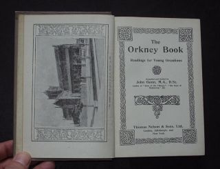 THE ORKNEY BOOK by John Gunn: Scottish Isles / History / Legend & Lore 1st 1909 2