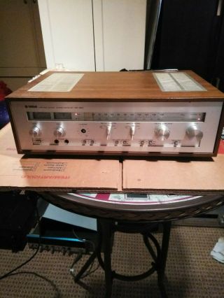 Yamaha Cr - 620 Vintage Stereo Receiver Powers Up No Sound,  No Lights,  No Tuning