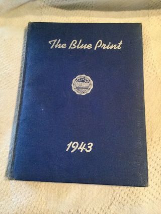 Belmont High School Yearbook - The Blueprint 1943 Belmont,  Ma Vguc