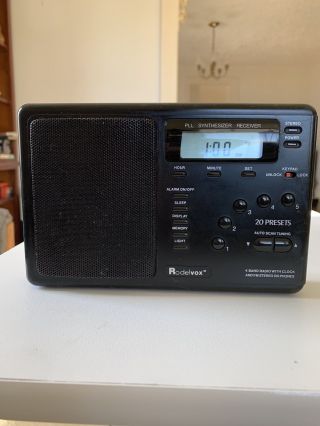 Rodelvox Multiband Radio With Marine Weather Sw1,  Sw2,  Fm Radio