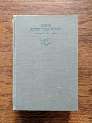 Gone With The Wind By Margaret Mitchell,  1st Edition,  Dec 1936 Printing Hc
