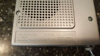 Panasonic RQ - 342 Portable Voice Cassette Recorder/Player 4