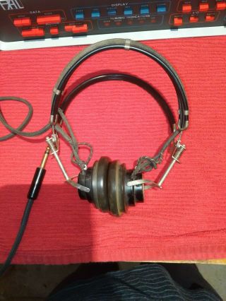 Vintage Telephonics Headphones Model Tdh - 39p