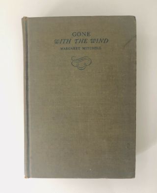 1936 Gone With The Wind October,  1st Edition Margaret Mitchell Macmillan Book