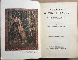 Ivan Bilibin Russian Fairy Tales 1931 Art Nouveau 4 Colour Pts Wonder Folk