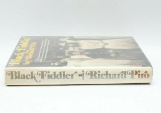 Black Fiddler by Richard Piro 1st Edition 1971 HC,  DJ Black History Ghetto Jewish 3