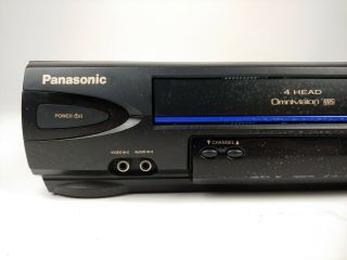 Panasonic PV - V4022 Hi - Fi Stereo 4 Head VCR Omnivision Player Recorder 6