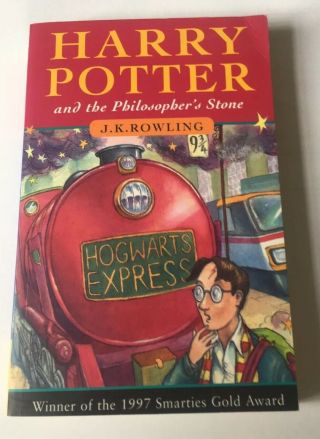 Harry Potter And The Philosopher’s Stone First Ed 36th Imp With Errors Pb