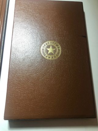 Laws of the Republic of Texas Houston 1837 Limited Edition NUMBERED Texana 8