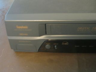 VCR Symphonic SL2920 4 Head VCR Video Cassette Recorder w/ Remote 3