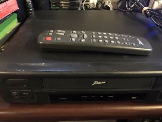 Vintage Zenith Vcr Vhs Tape Player Video Recorder Vrc2105 With Remote