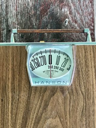 Vintage Hanson Bathroom Scale.  MCM LOOK 2