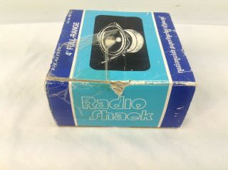 Full Range Speaker Radio Shack Realistic Cat No 40 - 1197 FE - 103 4” NOS 3