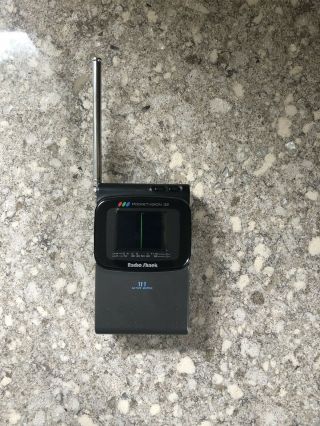 VTG 90s Radio Shack Pocket Vision 32 UHF VHF Portable Analog TV Retro 3