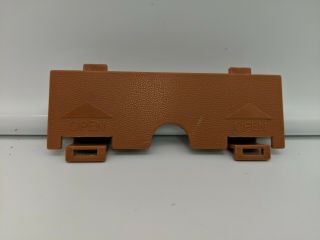 Vintage 1985 Worlds Of Wonder Teddy Ruxpin Brown Battery Cover Compartment Part