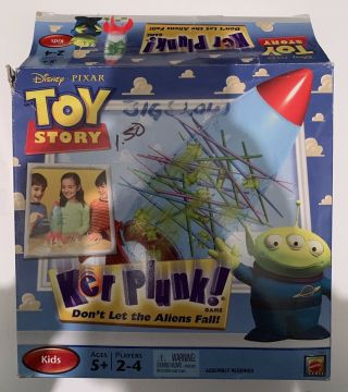 2008 Disney Toy Story Ker Plunk Game With Aliens Fun For Kids,  Vintage Old Game