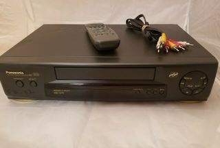 Panasonic Ag - 1310 Pro Line Hq 4 - Head Vcr Vhs Recorder/player With Remote