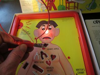 Vintage Operation Skill Game 1965 Milton Bradley Complete 3