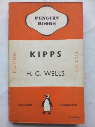 H G WELL KIPPS 1ST/2 S/B 1946 PENGUIN 335 LIMITED ED 80TH BIRTHDAY 100,  000 2