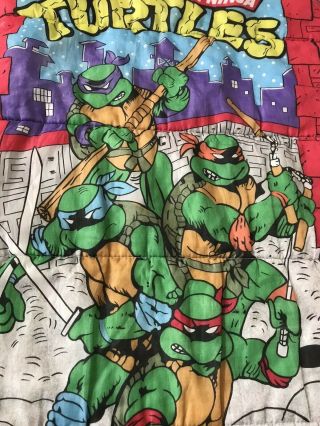 Teenage Mutant Ninja Turtles Vintage Sleeping Bag 1990s 3