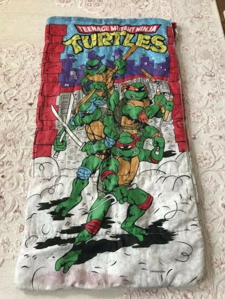 Teenage Mutant Ninja Turtles Vintage Sleeping Bag 1990s 5