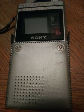 Vintage Sony Watchman FD - 30A AM/FM Stereo Radio 3